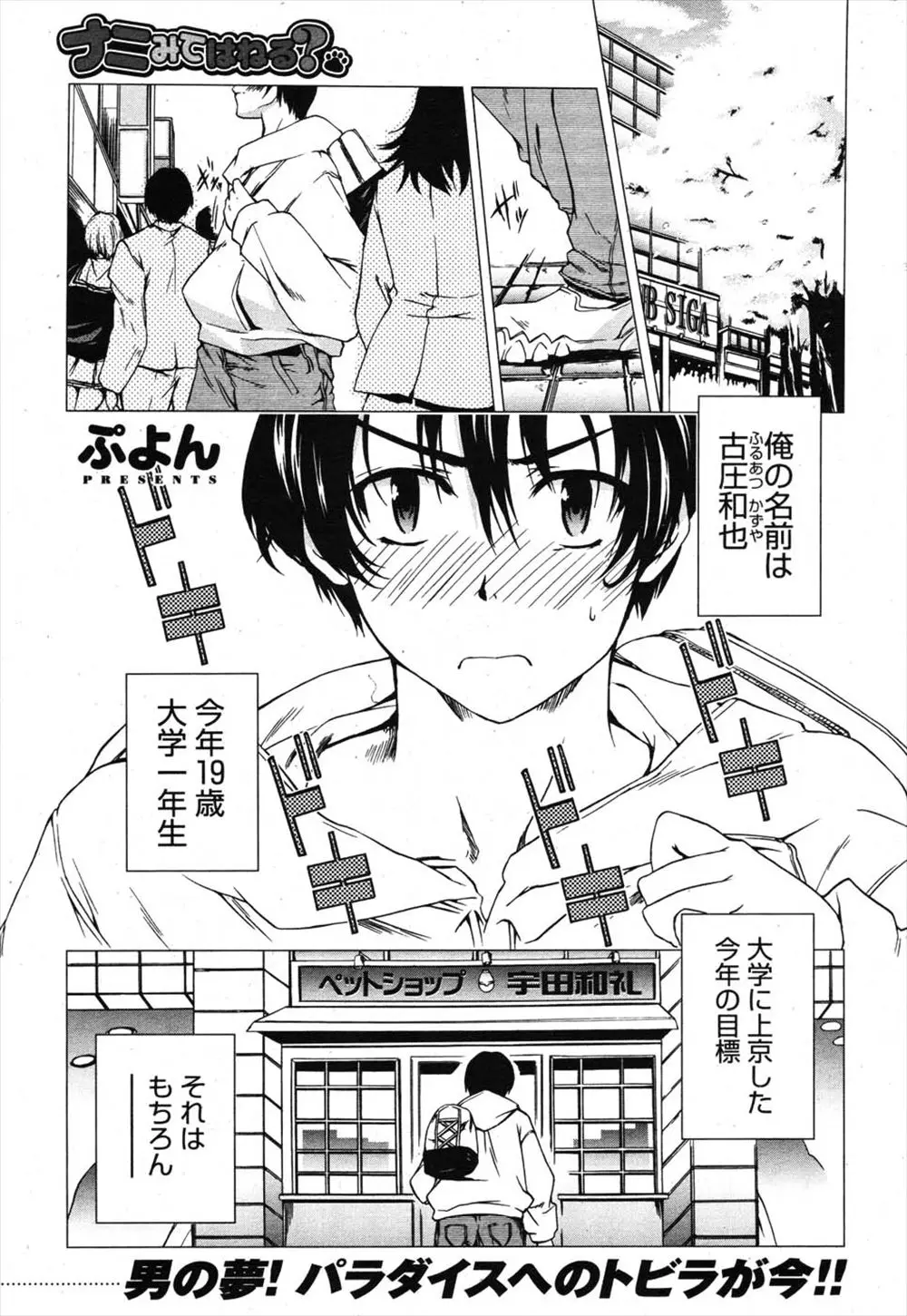 【エロ漫画】女が苦手なのを克服するために激安の美少女ペットの卵を入手するが、孵化した全裸の美少女ペットといきなりファーストキスで悶絶で前途多難ｗ