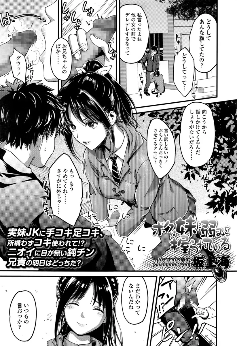 【エロ漫画】シスコンな兄が妹の下着でオナニーしてるのがバレてから妹に童貞ちんぽを弄ばれていたが、ある日兄が告白される姿を見た実はブラコンだった妹が暴走してついに一線を越え近親逆レイプしてしまう！